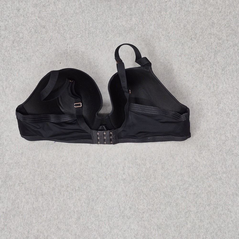 Savage‎ X Women Bra 40DD Black T Shirt Underwired Adjustable Straps